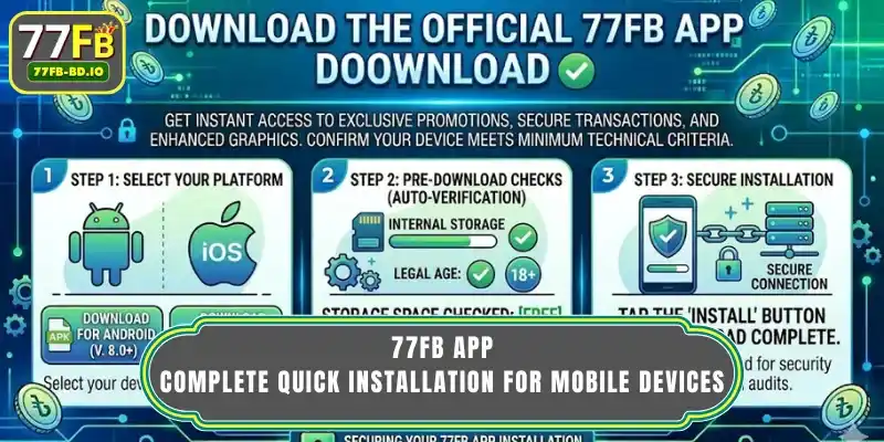 77FB App - Complete Quick Installation For Mobile Devices