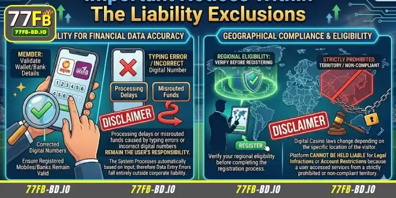 77FB provides notices in the Exclusions Clause