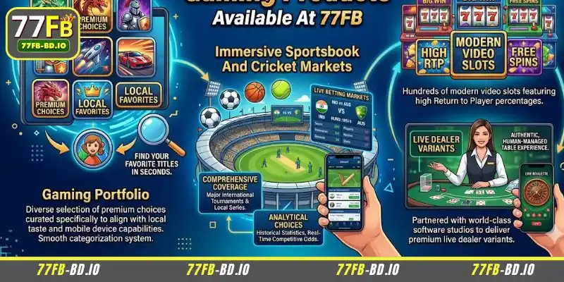 About 77FB the Products Currently Available  