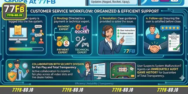 Customer Service Process at 77FB