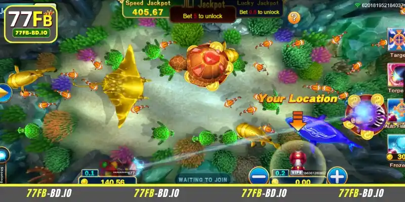 Guide to gameplay and controls in Jackpot Fishing