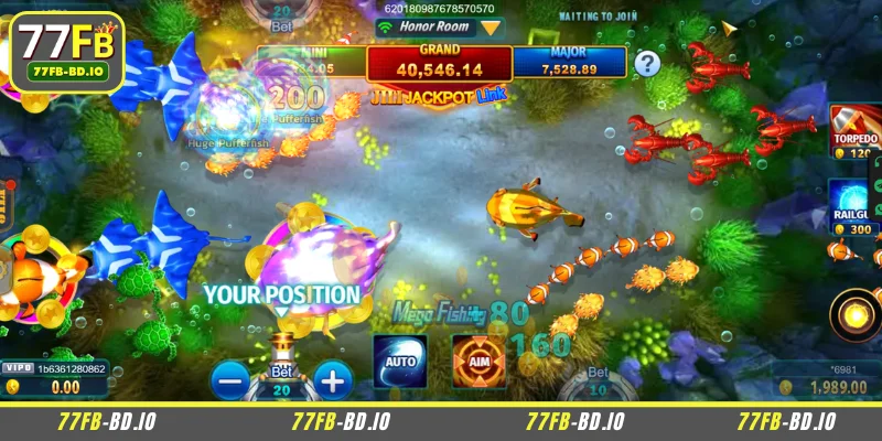 Mega Fishing fish system and rewards explained