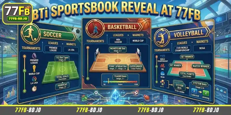 Revealing the sports available in BTi at 77FB